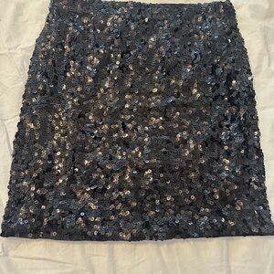 Sequin Black Skirt